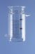 REACTEUR  VERRE CYLINDRIQUE GRADUE FOND PLAT DOUBLE ENVELOPPE  CAPACITE 5 L  DN 150 HAUTEUR 430 MM CONNECTION VIDANGE KF 15